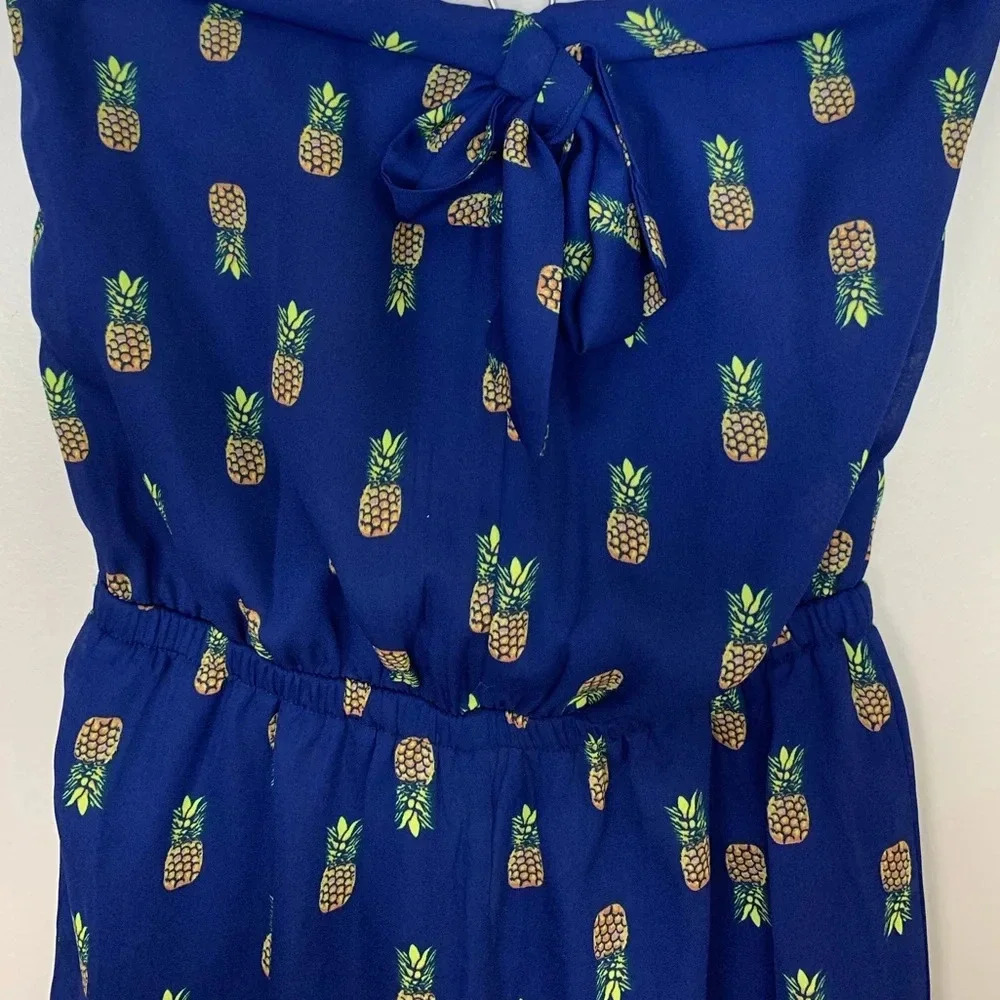 Francesca’s • Strapless Pineapple Romper - Picture 6 of 7